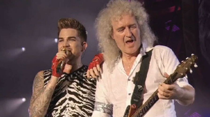 Queen reunites with 'American Idol' alum Adam Lambert