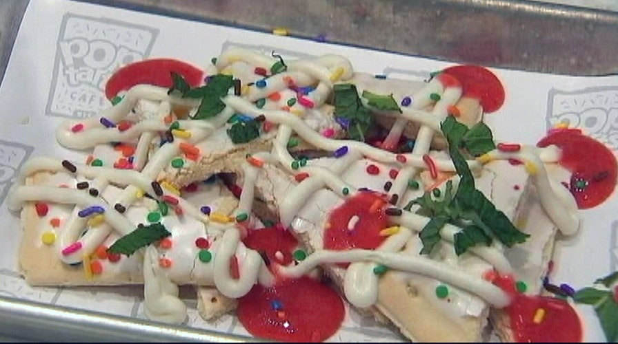 Wild creations at Times Square's pop up Pop Tart cafe