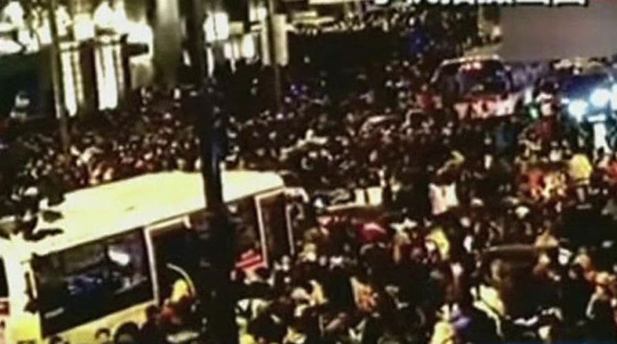 Deadly stampede at Shanghai New Year's celebration