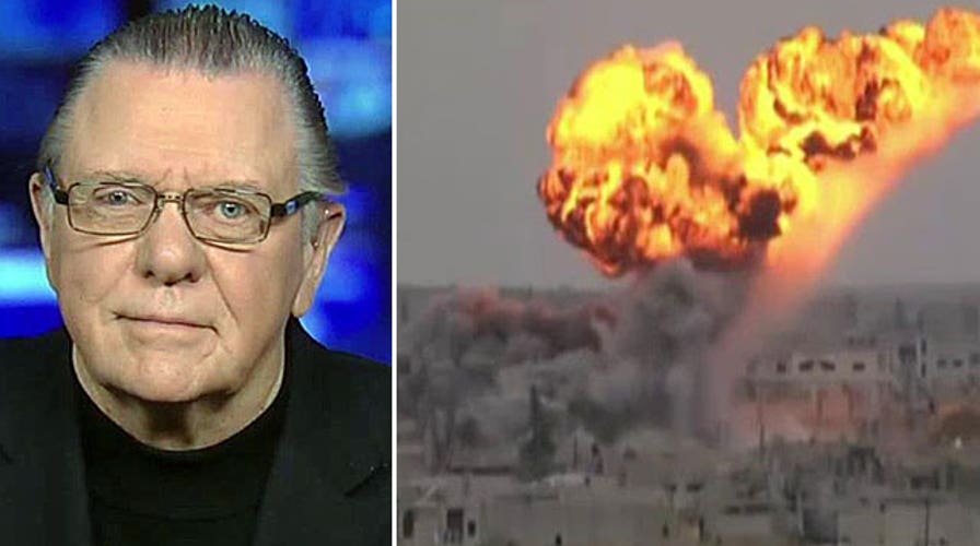 US-led coalition hits ISIS stronghold in Syria