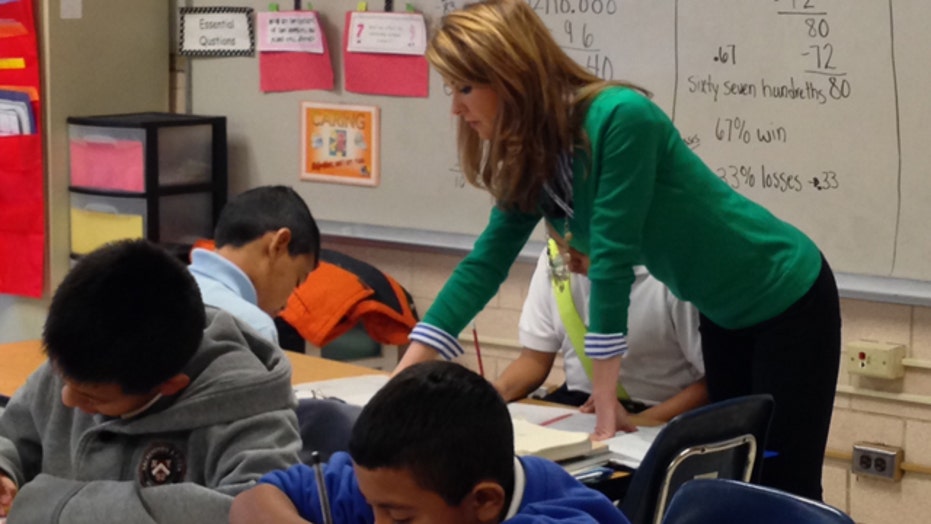 Elementary school uses college sports to teach math | Fox News