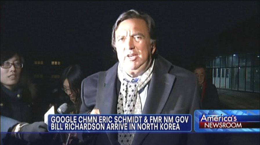 FMR. NM Gov. Bill Richardson Visits North Korea