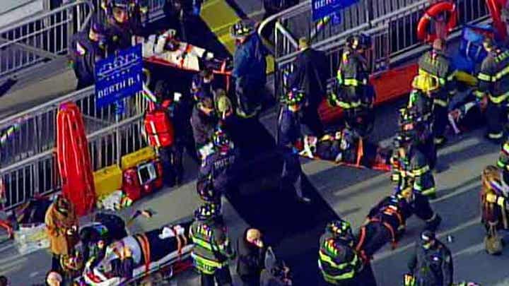 59 passengers injured in NYC ferry crash; 2 critical