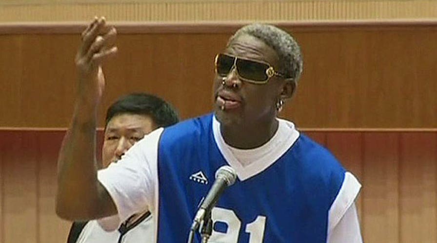 Dennis Rodman sings 'Happy Birthday' to Kim Jong Un