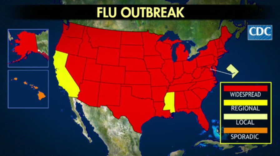 Death toll climbs as flu 'epidemic' rages across country