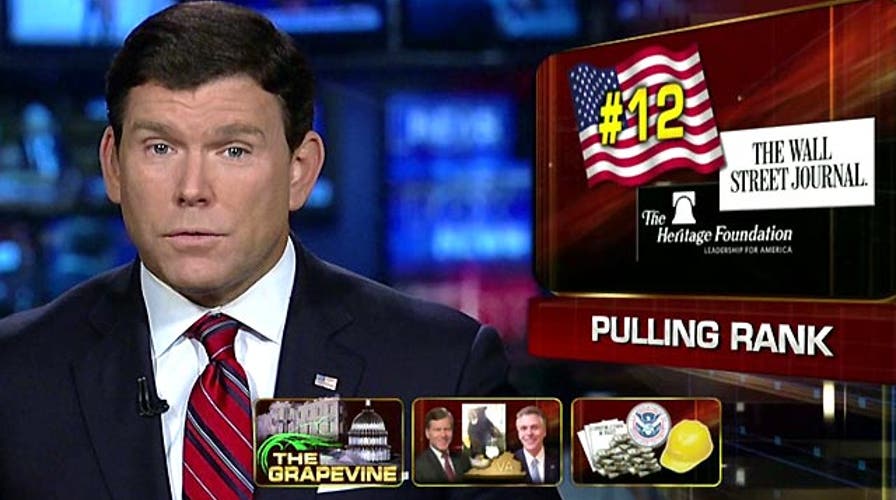 Grapevine: US no longer a bastion of economic freedom