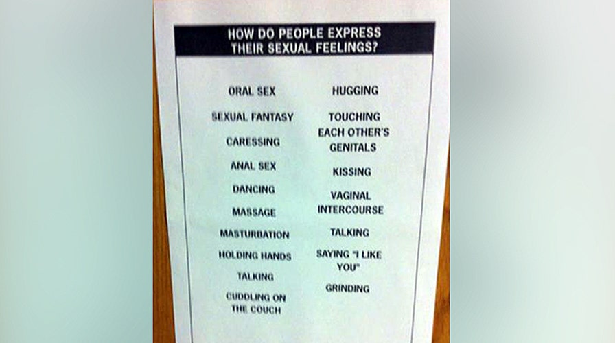 Sexually-explicit poster outrages middle school parents