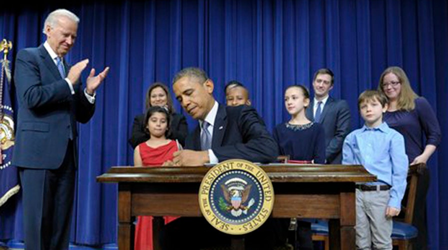 President's gun control theatrics given a free pass?
