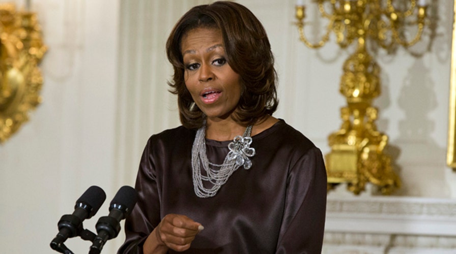 Michelle Obama, rock star? Not