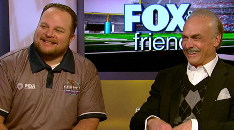 Wounded warriors take on former NFL greats