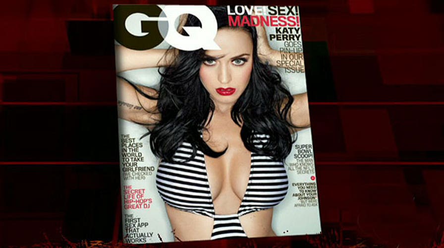 Katy Perry Shows Major Cleavage on GQ Cover