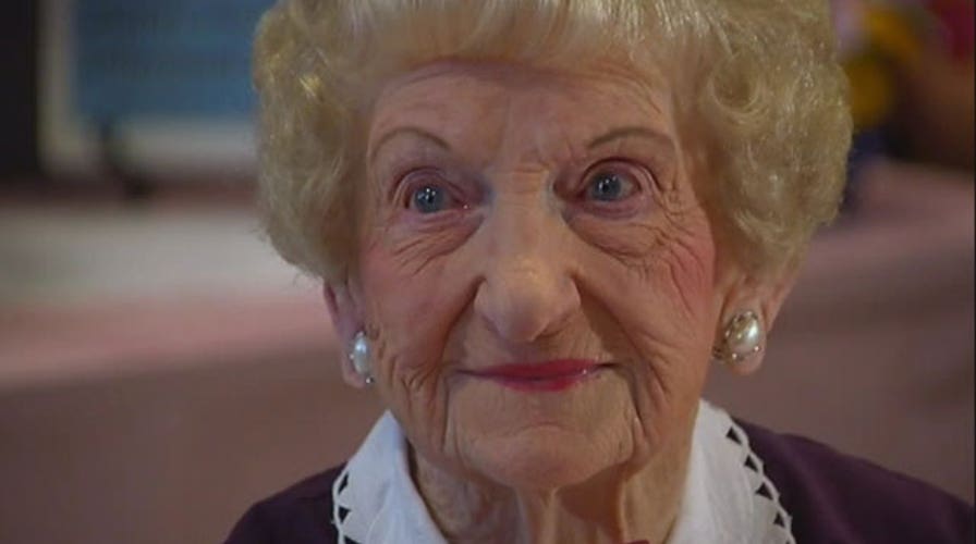 100-year-old volunteer celebrates birthday