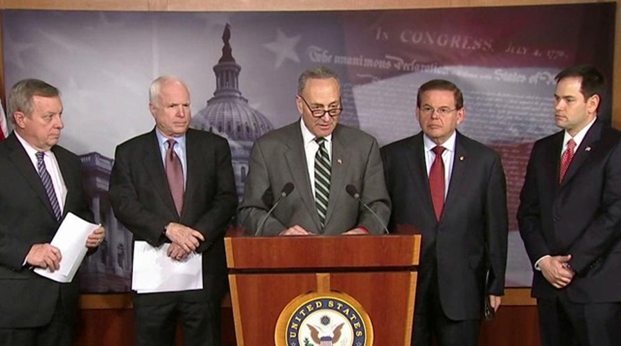 Senators announce 'major breakthrough' on immigration reform
