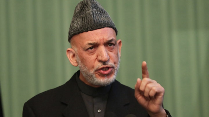 Report: Karzai blames US for Afghan terror attacks