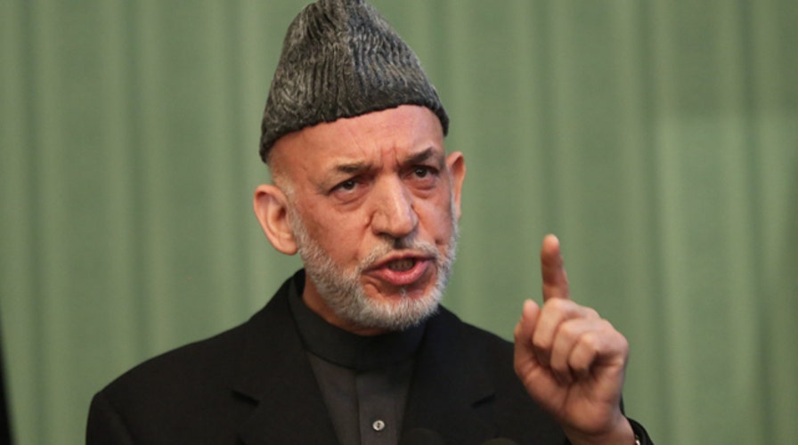 Report: Karzai blames US for Afghan terror attacks