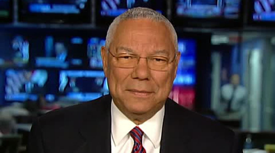 Raw: Colin Powell enters 'No Spin Zone'