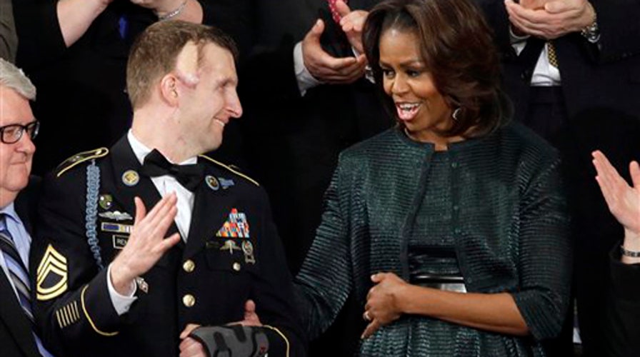 Army Ranger gets long standing ovation at State of the Union