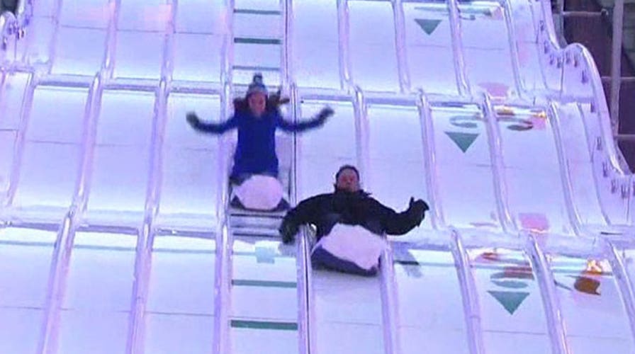 'Fox & Friends' vs. Super Bowl Boulevard's Toboggan Run