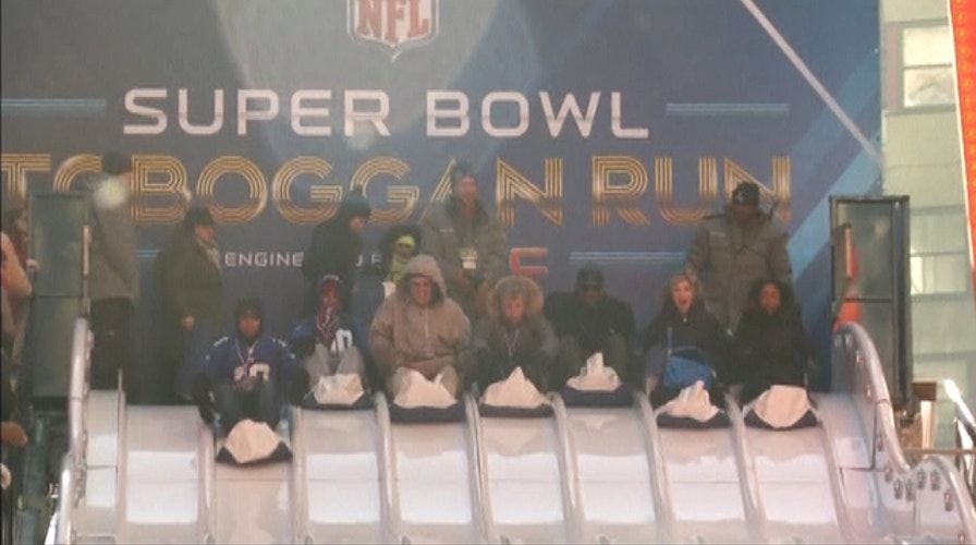 Super Bowl Fever Takes Over New York City