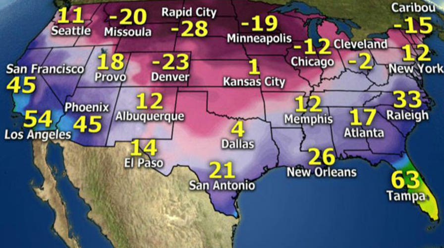 National forecast for Thursday, February 6