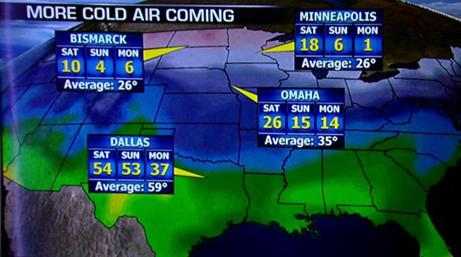 National forecast for Saturday, February 8