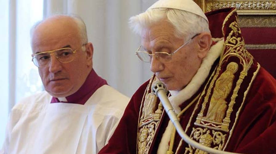 As Vatican leader Pope Benedict never had a chance