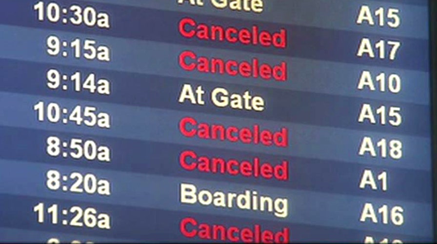 Storm causes thousands of flight cancelations across US
