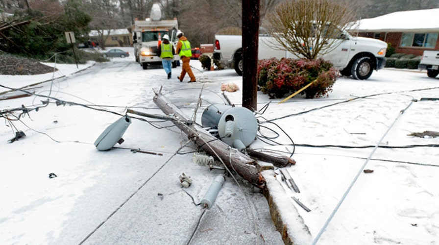 Crews working to restore power to many in Georgia