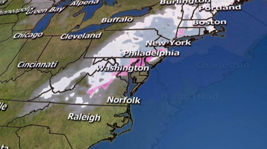 National forecast for Thursday, February 13