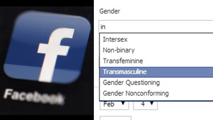 Facebook now offers about 50 gender options