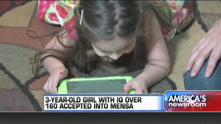Three-Year-Old Accepted To Mensa