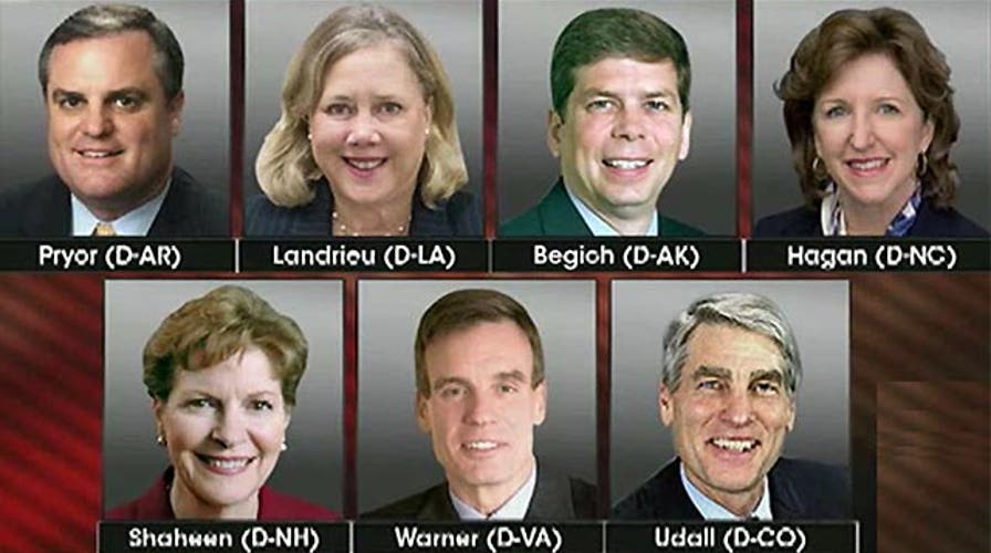 Obama bad for business for Senate Dems up for re-election?