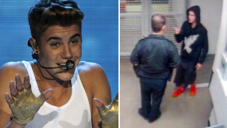 Justin Bieber jail video shows the singer unsteady during sobriety test