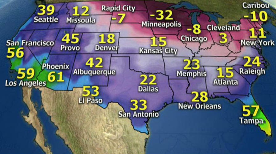 National forecast for Thursday, 2/27