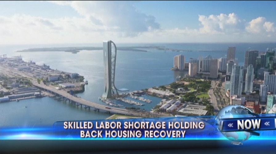 Skilled Labor Shortage Holding Back Housing Recovery