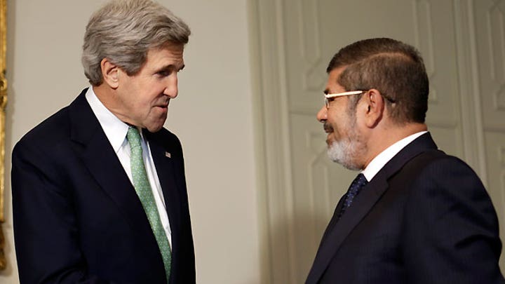 Debate over Kerry's pledge of aid to Egypt