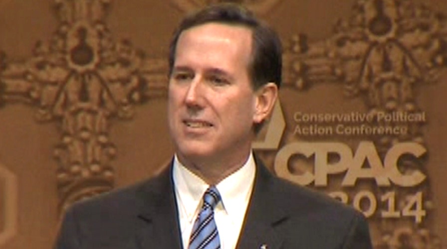 Rick Santorum speaks at CPAC