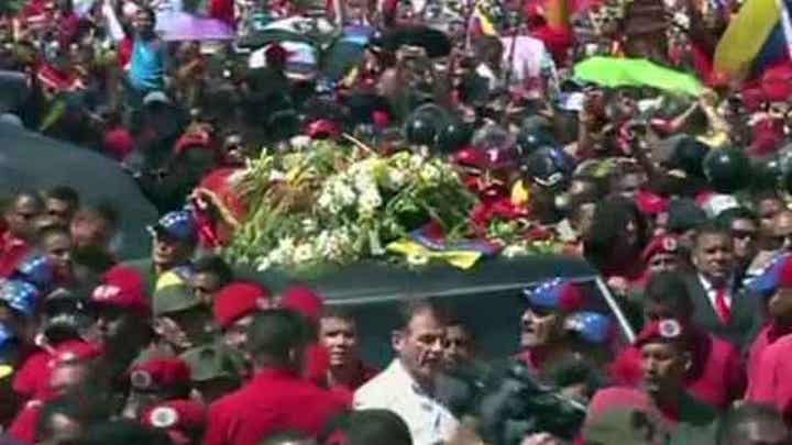 Funeral services for President Hugo Chavez