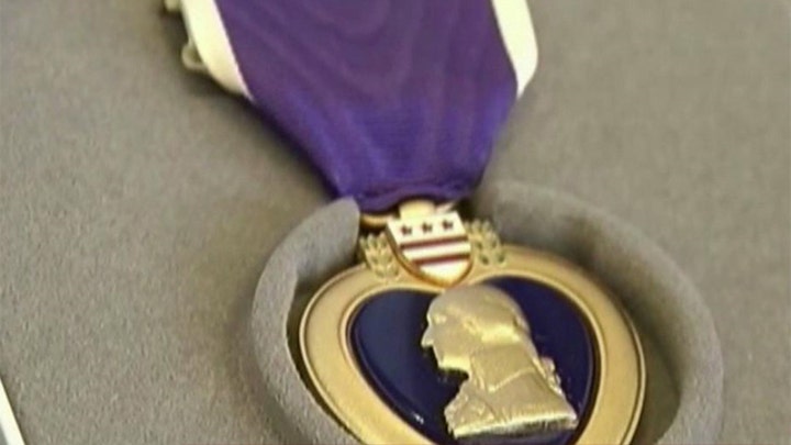 WWII vet awarded Purple Heart