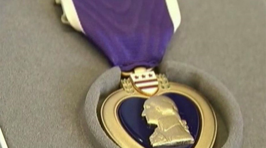 WWII vet awarded Purple Heart