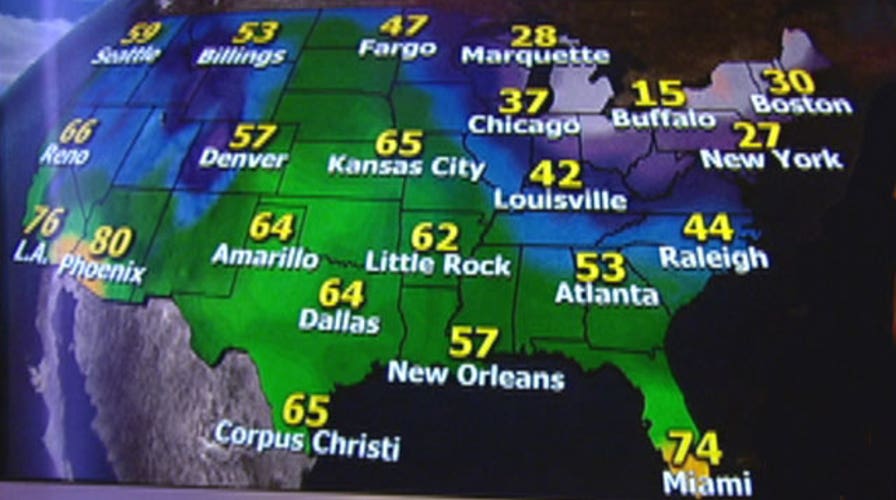 National forecast for Tuesday, 3/11