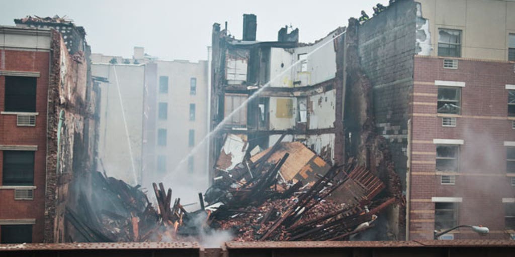 Massive fire still smoldering in New York Fox News Video