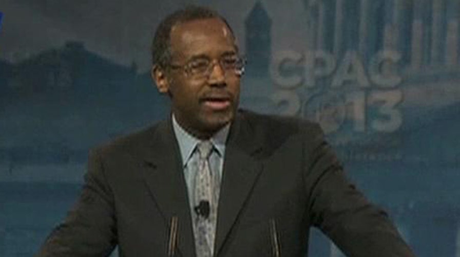 Dr. Carson Mentions White House in CPAC Speech