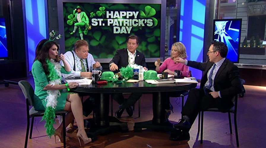 'The Five' celebrate St. Paddy's with milk and cookie shot