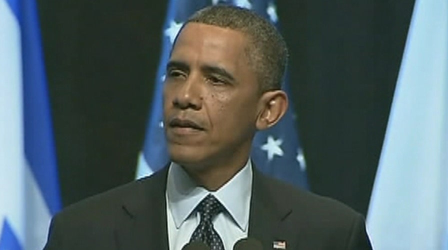 Did media ask tough questions of Obama's Mideast trip?