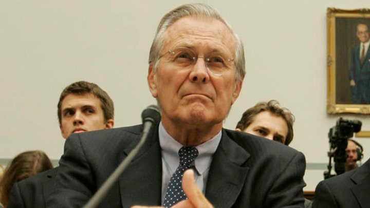 Rumsfeld's take: Karzai snubs West, backs Putin's power grab