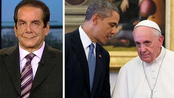 Krauthammer on Obama meeting with Pope Francis