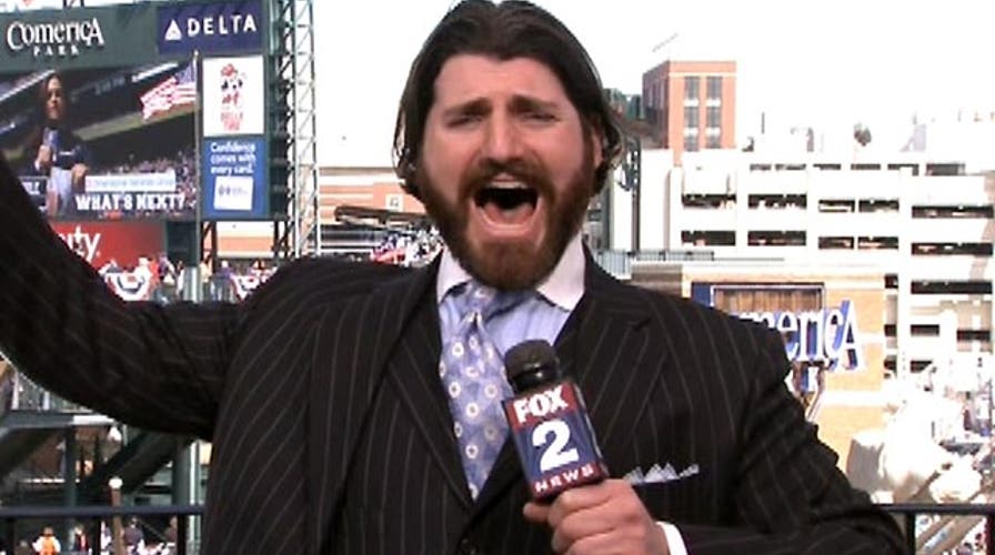 Fired singing hot dog vendor at MLB opening day in Detroit