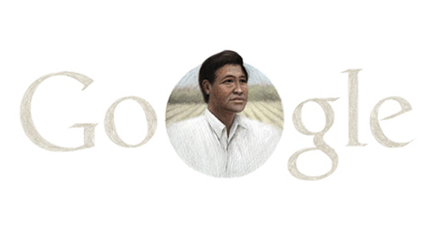Google celebrates Cesar Chavez on Easter Sunday