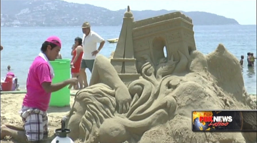 Sand Sculpture Competition In MX With A French Twist